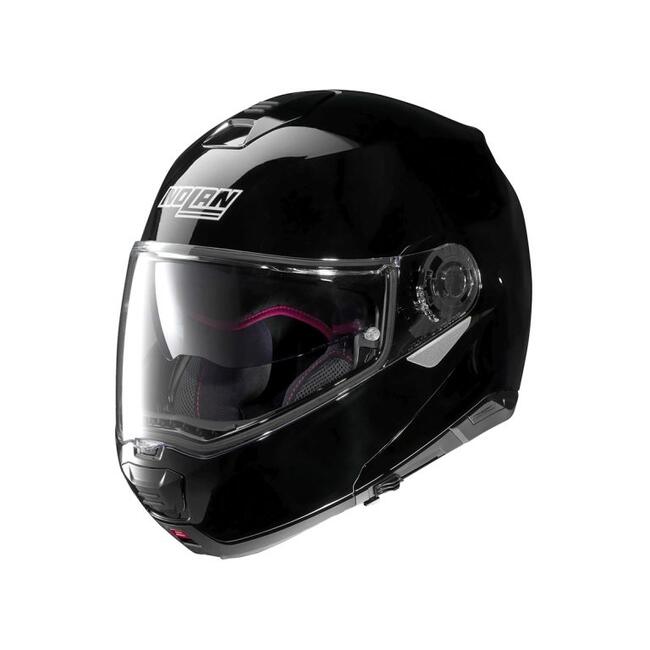 Casco Modulare N100-5 Classic N-com 003 Glossy Black Nolan